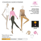 Chandail BASIC patron pdf  - Ah ben couds donc!