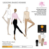 LEGGING BASIC patron pdf  - Ah ben couds donc!