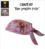 PATRON Pdf  CHAPEAU "une pensée rose" patron pdf - Ah ben couds donc !