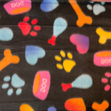 Polar  fleece accessoire chien fond noir - 120640